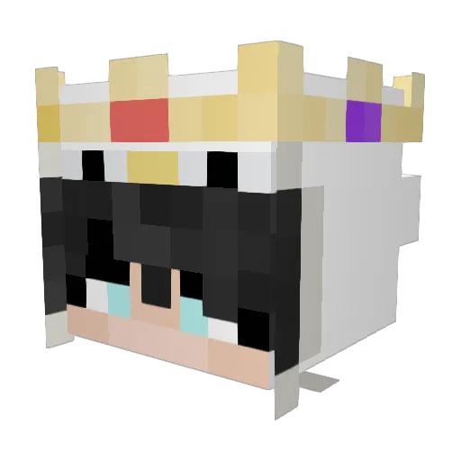 Alvindore Minecraft avatar head, 3D render
