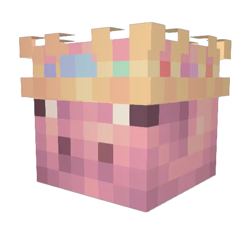 Alvinlu03 Minecraft avatar head, 3D render