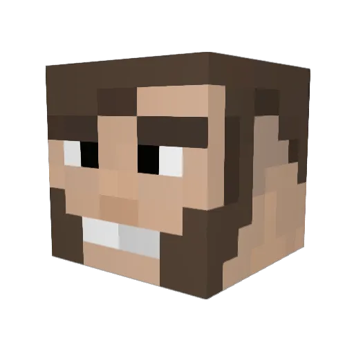 Alvinpro99 Minecraft avatar head, 3D render
