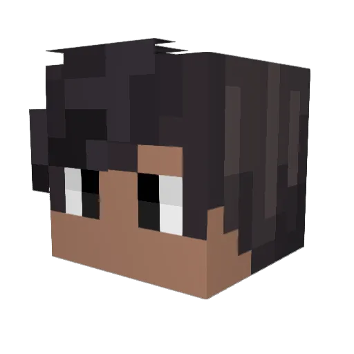 AlwaysChucho18 Minecraft avatar head, 3D render