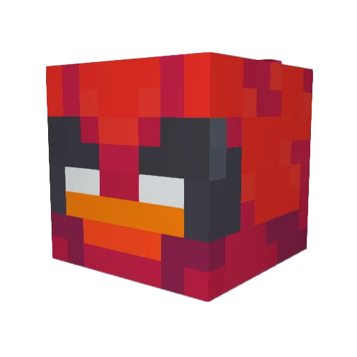 AlwaysCookin2 Minecraft avatar head, 3D render