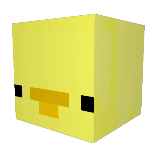AlwaysDehydrated Minecraft avatar head, 3D render