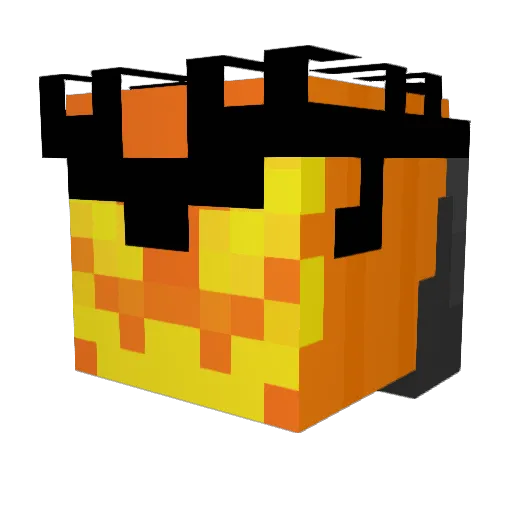 AlwaysHalloween Minecraft avatar head, 3D render