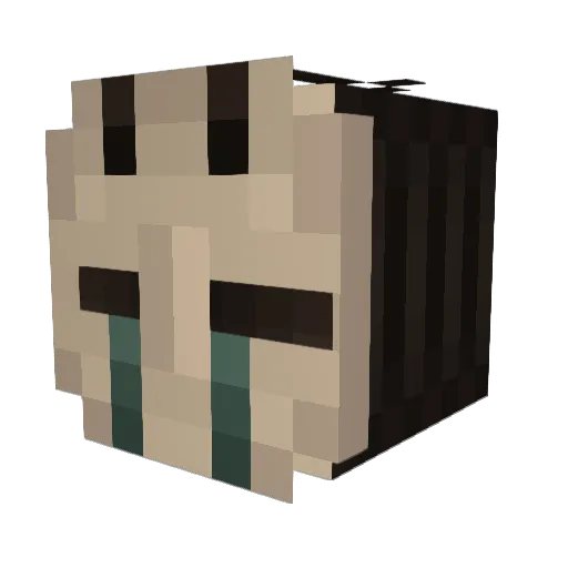 AlwaysNothing Minecraft avatar head, 3D render