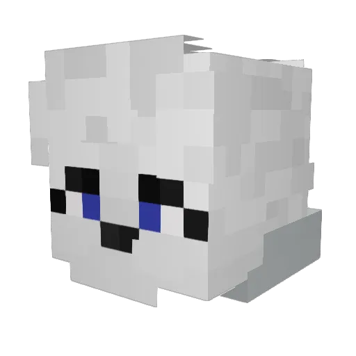 AlwaysOlive Minecraft avatar head, 3D render