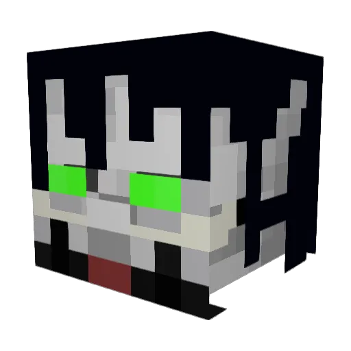 AlwaysPeaky Minecraft avatar head, 3D render