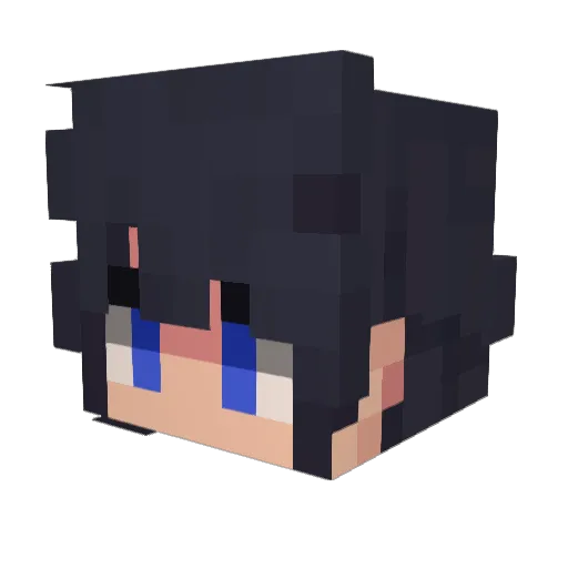 AlwaysSmile1 Minecraft avatar head, 3D render