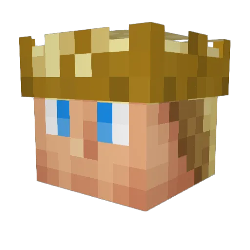 Always_Henzy Minecraft avatar head, 3D render
