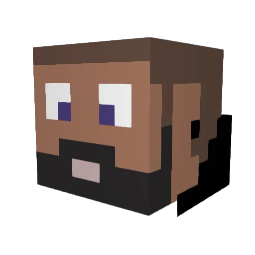 Alwaysawake87 Minecraft avatar head, 3D render