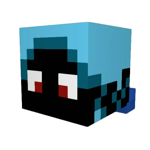 Alwe6705 Minecraft avatar head, 3D render