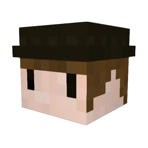 Alwin_vb Minecraft avatar head, 3D render