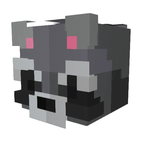 AlxTarc Minecraft avatar head, 3D render