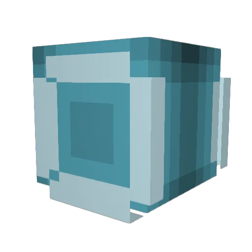 Alxhgg Minecraft avatar head, 3D render