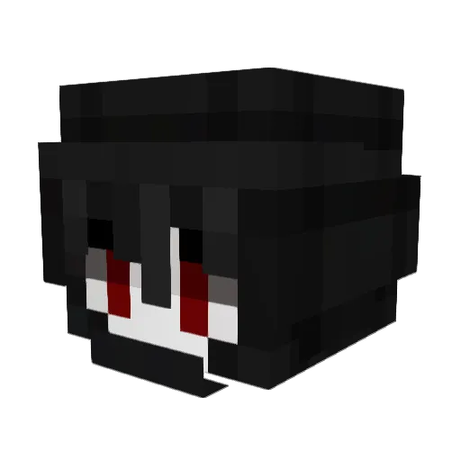 Alxnzok Minecraft avatar head, 3D render