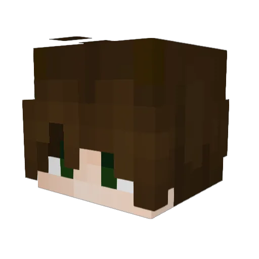 AlyKat2002 Minecraft avatar head, 3D render