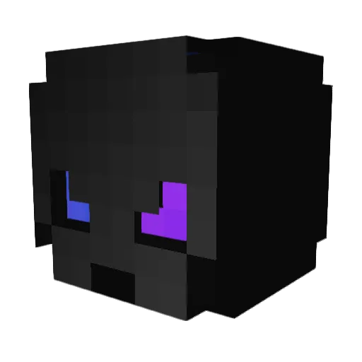 AlyPlaysMC Minecraft avatar head, 3D render