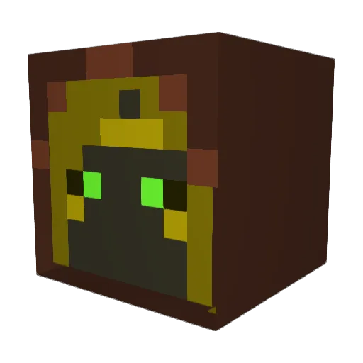 AlySt4r Minecraft avatar head, 3D render
