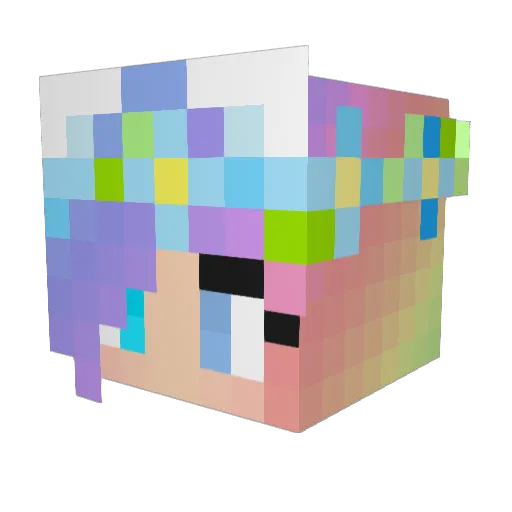 Aly_Love4550 Minecraft avatar head, 3D render