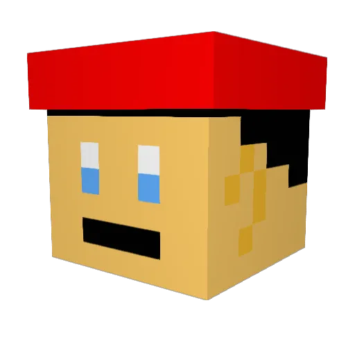 Alyan_Anonymous Minecraft avatar head, 3D render