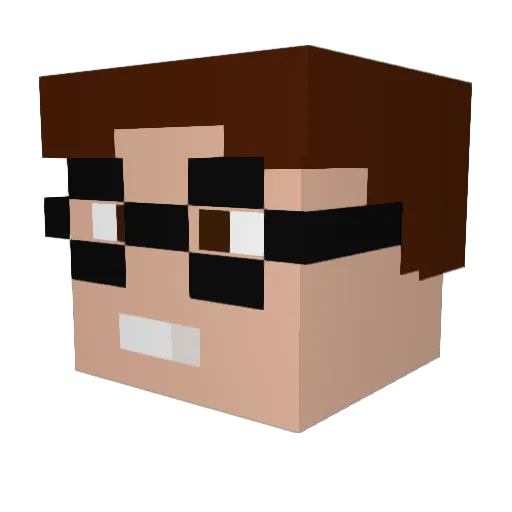 AlyoshaRatkowitz Minecraft avatar head, 3D render
