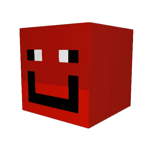AlyshaEly Minecraft avatar head, 3D render