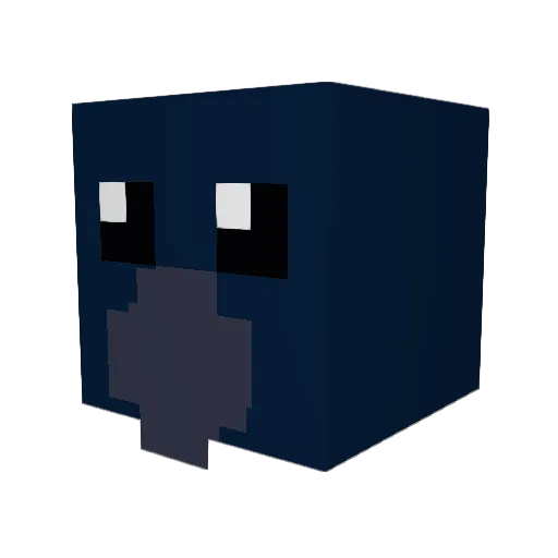 AlyssKitty Minecraft avatar head, 3D render