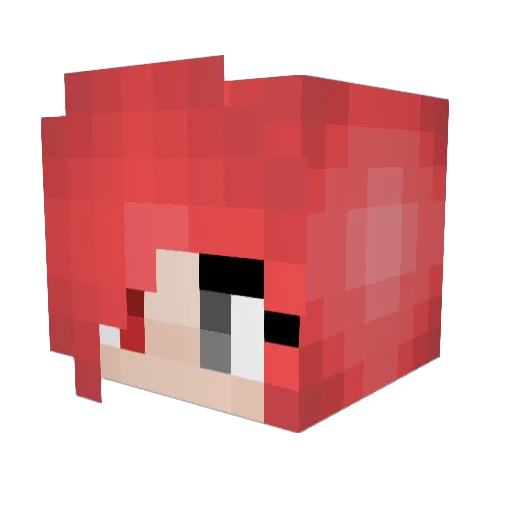 AlyssaMay Minecraft avatar head, 3D render