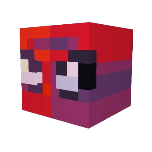 Alyssa_unknown Minecraft avatar head, 3D render