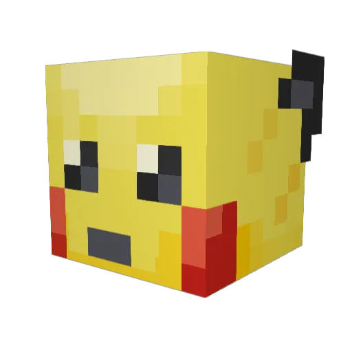 Alyssa_vD Minecraft avatar head, 3D render