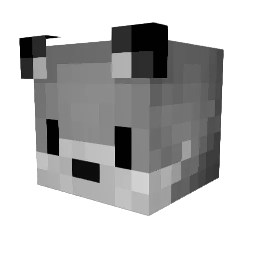 Alyssalamander Minecraft avatar head, 3D render