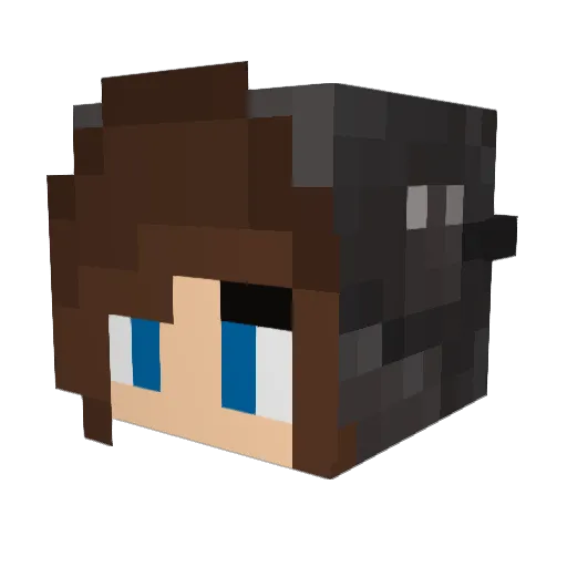Alyssamarie049 Minecraft avatar head, 3D render