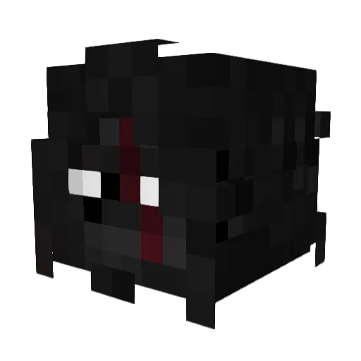 Alyvix Minecraft avatar head, 3D render