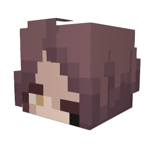 Alyx_333 Minecraft avatar head, 3D render