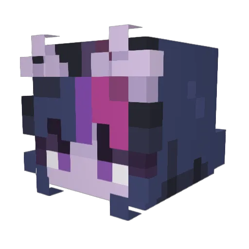 Alyxsw Minecraft avatar head, 3D render