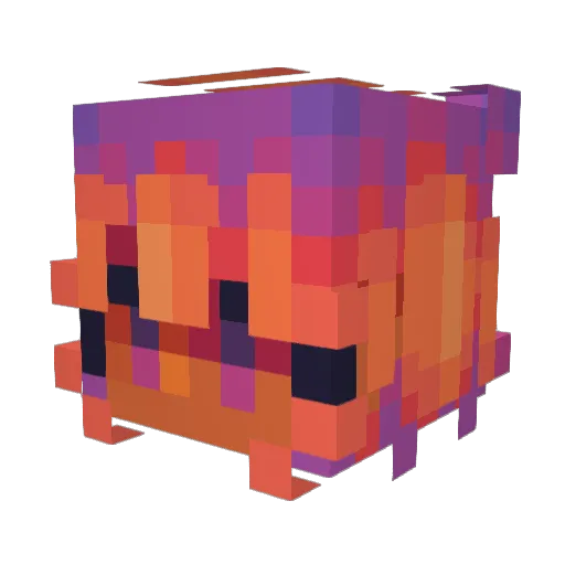 Alyzmal Minecraft avatar head, 3D render