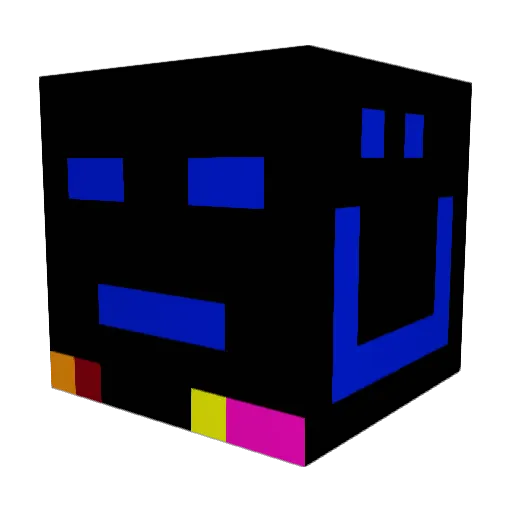 Am0k1091 Minecraft avatar head, 3D render