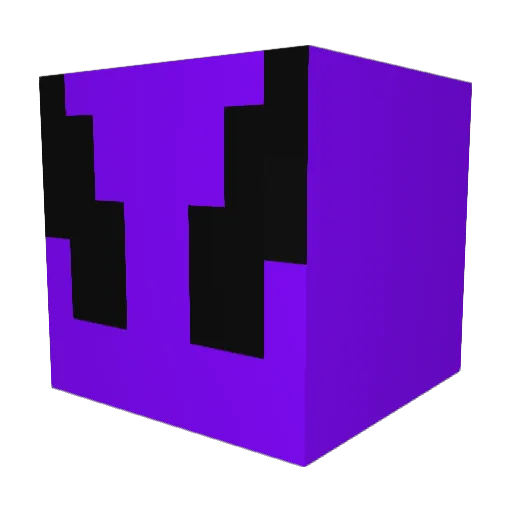 Am35thyst_Frags Minecraft avatar head, 3D render