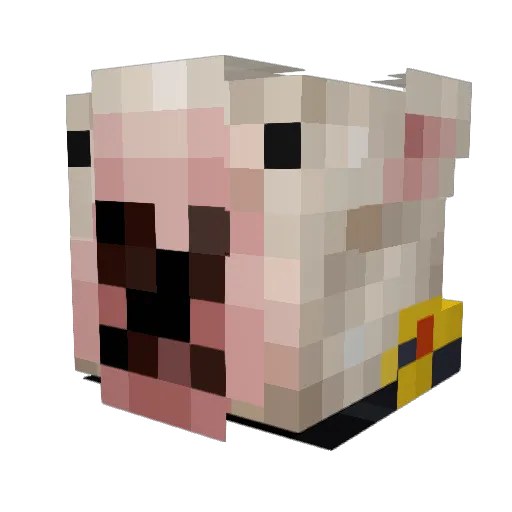 AmPro__ Minecraft avatar head, 3D render