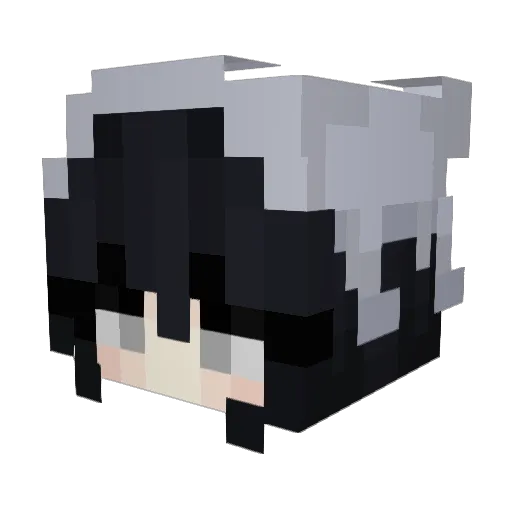 AmRew_ Minecraft avatar head, 3D render