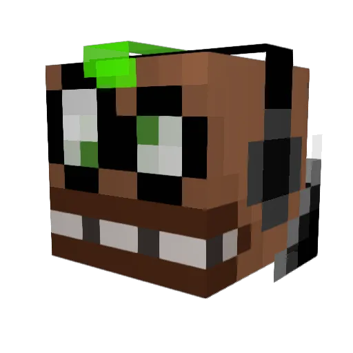 AmShaegar03 Minecraft avatar head, 3D render