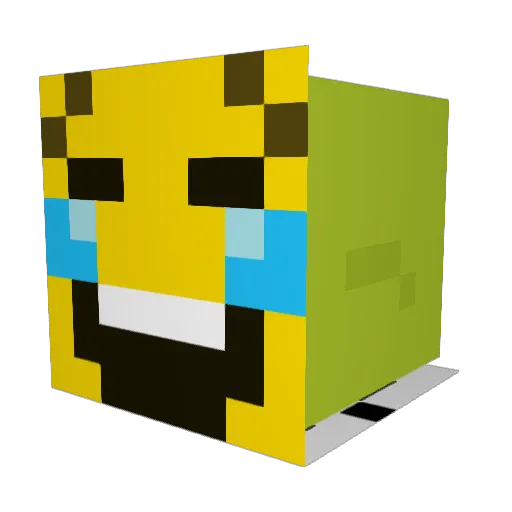AmShrekSinBizeps Minecraft avatar head, 3D render
