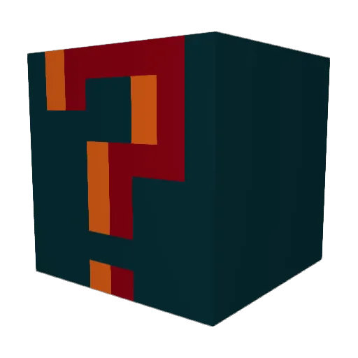 Am_Who Minecraft avatar head, 3D render