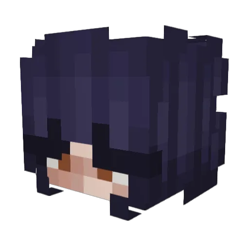 Amabs Minecraft avatar head, 3D render