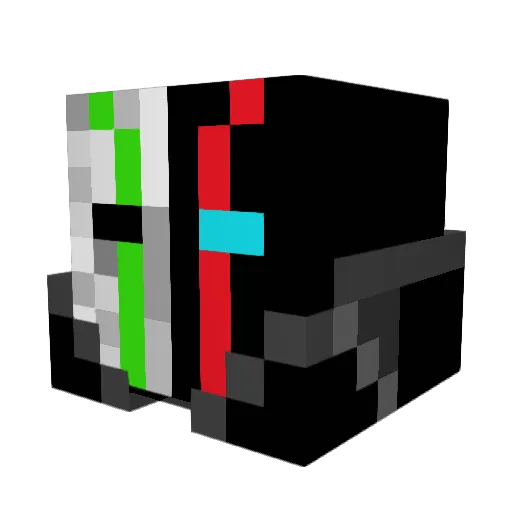Amadeus95219 Minecraft avatar head, 3D render