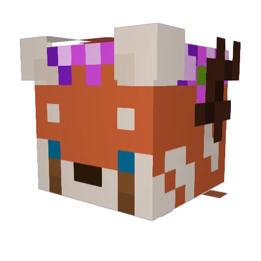 AmadeusTuff Minecraft avatar head, 3D render