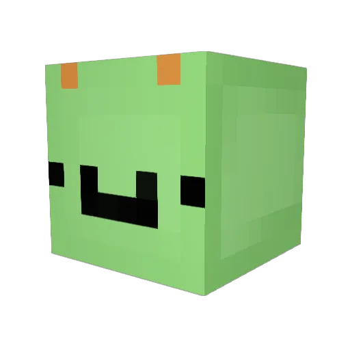 Amako427 Minecraft avatar head, 3D render