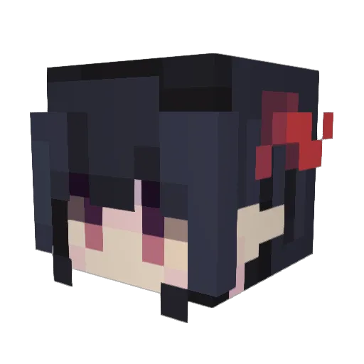 Amalith0 Minecraft avatar head, 3D render