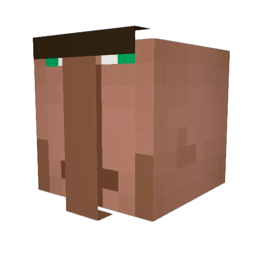 Amaltheiaa Minecraft avatar head, 3D render