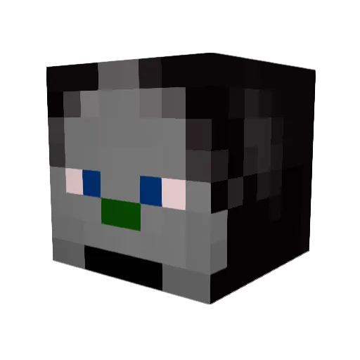 AmanC123 Minecraft avatar head, 3D render