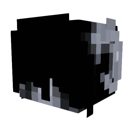 Amane_Riku Minecraft avatar head, 3D render